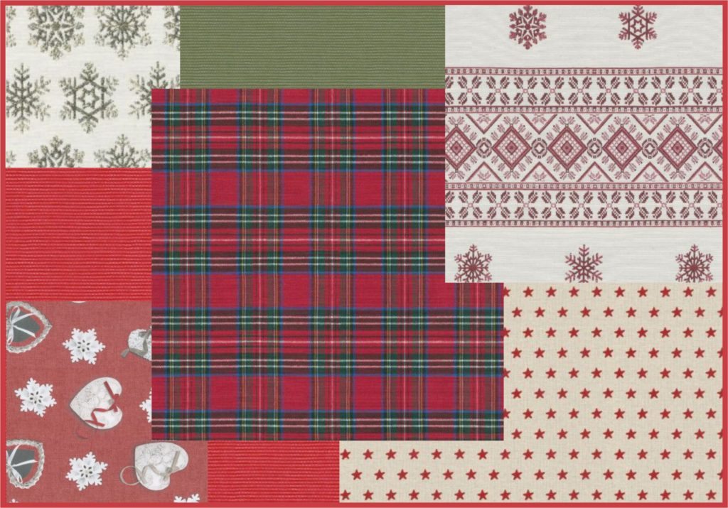 vianocne tkaniny